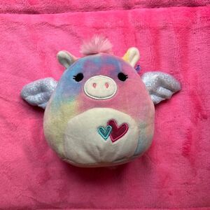 Squishmallow Paisley Tie Dye Pegasus Valentine Plush 5” Plush
